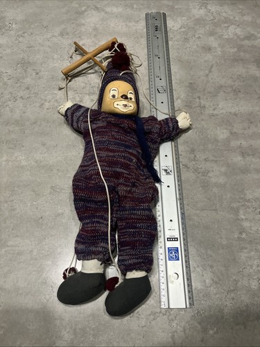 Marionette clown 60cm - clown, ohne