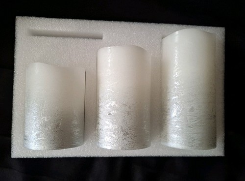 Led echtwachskerzen set - led,