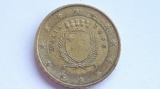 50 Euro Cent 2008  "F" Malta