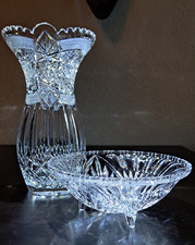 Große BLEIKRISTALLVASE 30 cm