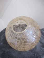 Art Deco ? Glaskugel Lampenschirm Rarität Nachlass ca.19 cm Durchmesser Rauhglas