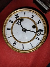 Uhrwerk Carl Werner Villingen vergoldet Biedermeier Säulenuhr? vor 1900 selten