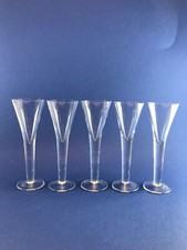 (AZ) 5 Gläser Ouzo Aquavit Obstler Schnaps Glas Stielglas Vintage