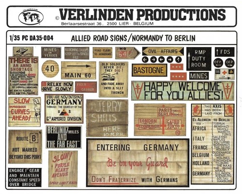 Verlinden allied road - verlinden, 1/35