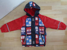 Jungen Kinder Regenjacke, Matsch- & Buddeljacke, warm gefüttert, Gr. 98/104