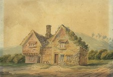 Landhaus in Landschaft