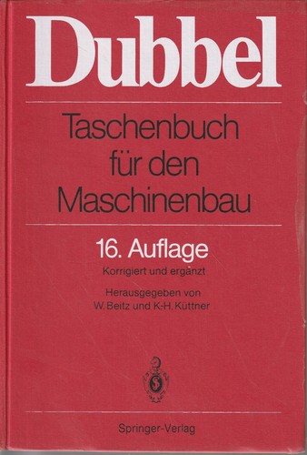 Dubbel taschenbuch für - dubbel,