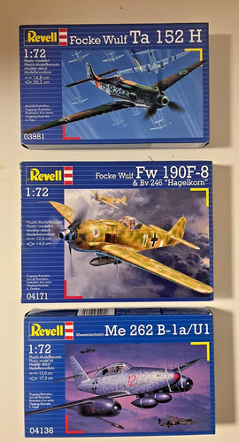 Revell flugzeug bausätze - 3, flugzeug-bausätze