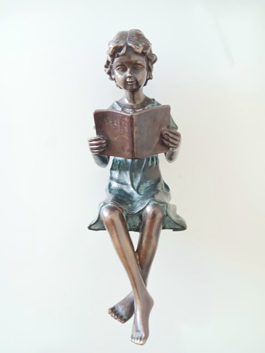 Bronze skulptur kantensitzer - bronze-skulptur,