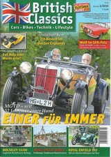 *BRITISH CLASSICS* 3/2016 (Magazin f. brit. Lifestyle) MG-Wolseley-Royal Enfield