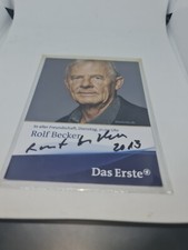 Rolf Becker original handsignierte Autogrammkarte