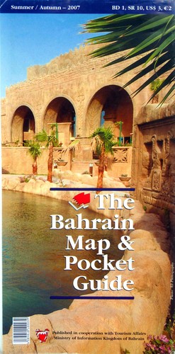 The bahrain map - pocket, guide