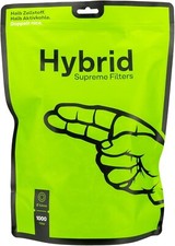 Hybrid Supreme Aktivkohlefilter 1000er Tüte 20399, weiß 6.4mm