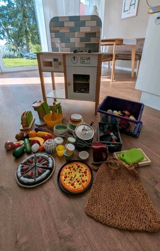 Spielküche aus holz mit - aus,