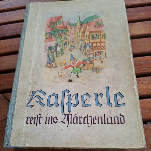 1947 buch antik kasperle reist - antik,