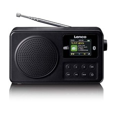 Lenco PDR-033BK - Tragbares DAB+/FM-Radio mit Bluetooth® und wiederaufladbarem A