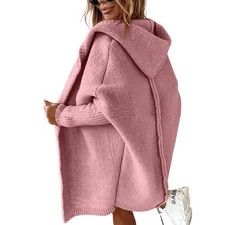 Damen Lange Strickjacke mit