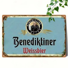 Blechschild benediktiner - blechschild,