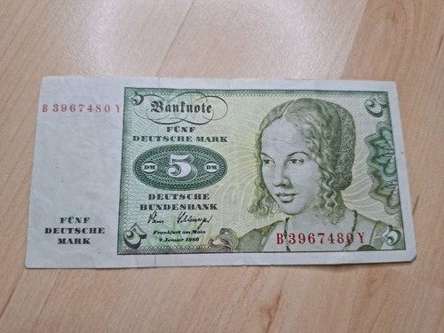 Banknote geldschein - 5,