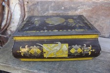 Art Deco Blechdose Blechtruhe