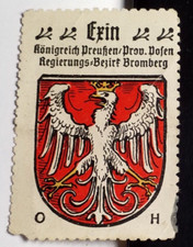 Exin - Posen / Reklamemarke Kaffee Hag - Wappen