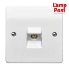 MK K3520WHI 1-Gang TV/FM Koax