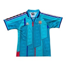 1995-97 FC Barcelona Away Shirt Size MEDIUM, Very Good, Trikot, KAPPA, Barça