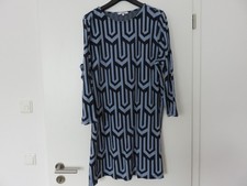 Tunika, Langarm, steilmann, Gr. 48/50, hellblau, blau, geometrische Muster,Kleid