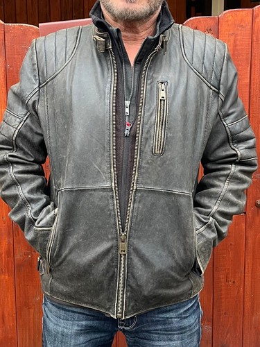 Lederjacke echt leder aus usa - leder,