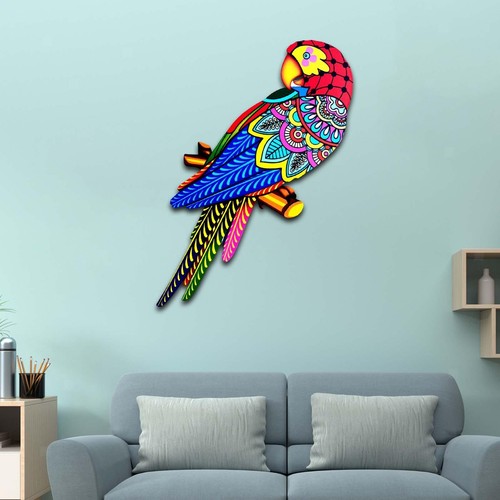Vogel-Wand-Kunst-Dekor-Skulptu