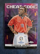 Clarence Seedorf Cheat Code Topps Chrome UEFA Euro 2024 Germany CC-13