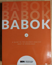 Babok v3 textbook. A guide to