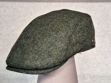 Göttmann He. Mütze Schiebermütze, Sportmütze, Flatcap, 100%Wolle mit Ohrenklappe