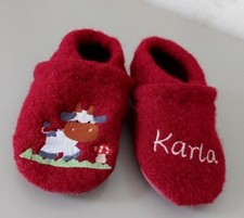 Krabbelschuhe Puschen Kuh