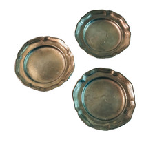 ZINN Teller Untersetzer 6 cm 3