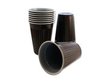 (2,32€/100Stk.) 6000x Automatenbecher Thermobecher 180ml Braun Thermo Becher Neu