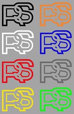 Aufkleber RS Logo Classic Retro Capri Escort Cosworth 2000 Youngtimer Motorsport