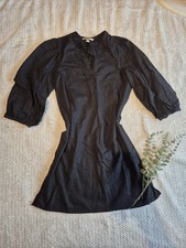 Kleid Longbluse Leinenkleid Damen H&M Neu Gr.XS/ S 34