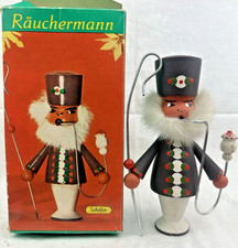 DDR Erzgebirgische Holzkunst EXPERTIC  RÄUCHERMANN SCHÄFER - 20 cm NEU/OVP -JO