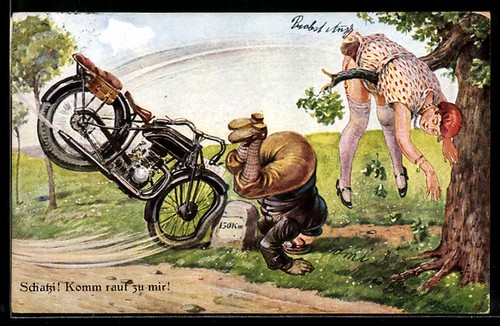Pärchen prallt mit - , ihrem