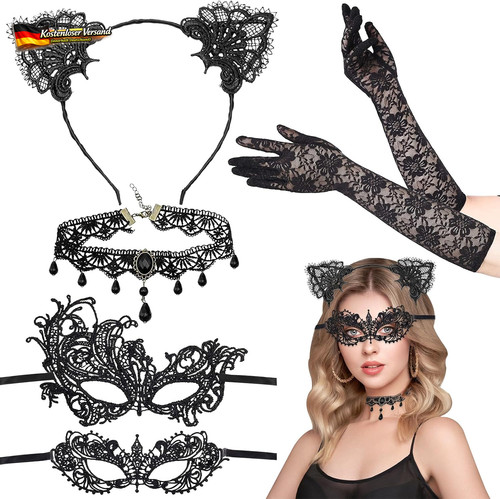 Damen katzenkostüm set mit - katzenkostüm,