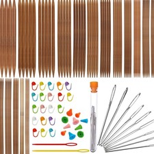 Stricknadeln Set Holz 117-tlg