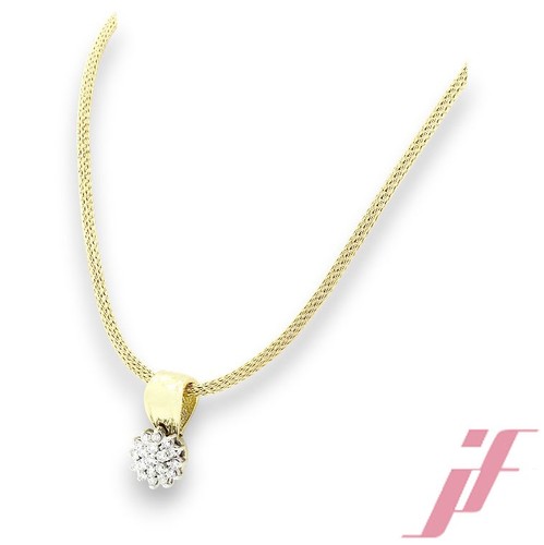 Collier mit anhänger 585 - collier,
