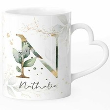 Herzhenkel -Tasse mit