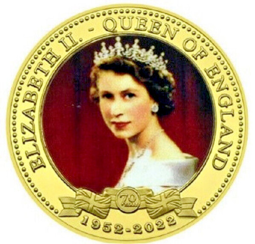 Souvenir coin her majesty - her,