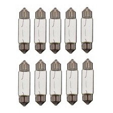 10 x Birne 6V 5W Sofitte 11x38