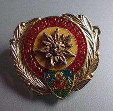 Anstecknadel  -Hutnadel - Wandernadel - Brosche - Werfenweng - Edelweiß