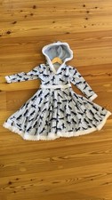 Winterkleid 128 Einhorn