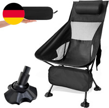 Campingstuhl Faltbar Klein 120Kg,Ultraleicht Mini Camping Stuhl Kompakt Und Fros