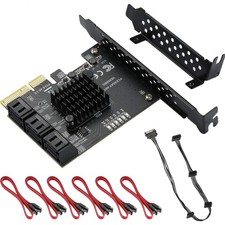 PCI-E SATA Karte 6 Ports SATA